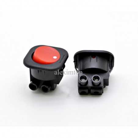 Buton Rosu Patrat T120-RA