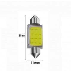 Led Auto 39mm Cob, Lumina Alba, 2buc/set