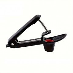 Dispozitiv de Scos Samburi, Manual, cu 1 Gaura, pentru Cirese/Masline, 20.5 x 3.8 x 13 cm, cu Maner, Negru