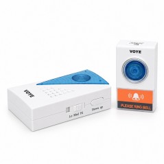 Sonerie Fără Fir la Priză, 38 Melodii, Albă V030F