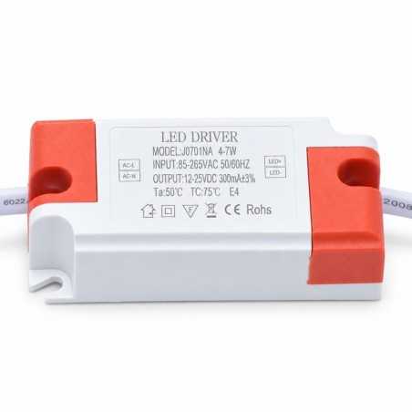 Driver LED 4-7W, Curent Constant 300mA, cu Conector Rapid J0701NA
