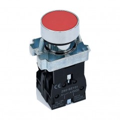 Buton cu Retinere, Rosu, 1NO + 1NC, BA45