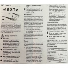 Lupa Ochelari - 3 Max Tv 7102J