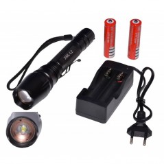 Lanterna Profesionala Led XML L6/5W + Acumulatori