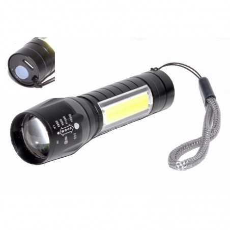 Lanterna de Mana 1 Led 5W XPE + COB Led si Acumulator