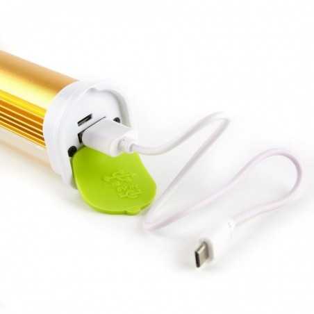 Lanterna de Mana, 1led XLT6 + COB Led Alb-Rosu