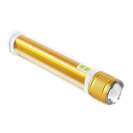 Lanterna de Mana, 1led XLT6 + COB Led Alb-Rosu