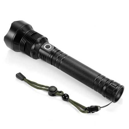 Lanterna LED XH P70 Incarcare USB Zoom Reglabil 2 x Acumulator 26650 X92