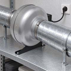 Ventilator Centrifugal Metalic 78W pentru Tubulatura 100mm, Debit 290m³/h, TSK100