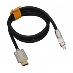 Cablu Super Fast 120W Usb Micro V8 - Alb/Negru CA-8831