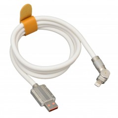 Cablu Super Fast 120W Usb iPhone Lighting ISO - Alb/Negru CA-8832