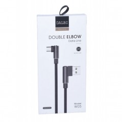 Cablu de Date USB - Micro USB la 90˚ Panzat - W05