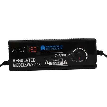 Alimentator Reglabil 3-12V DC 10A cu Afisaj Digital, Mufa 5,5x2,1mm