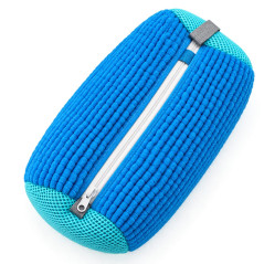 Sac pentru Spalat Incaltaminte, Protectie Anti-Deformare, Fermoar, Reutilizabil, pentru Masina de Spalat, 39x19 cm, Albastru