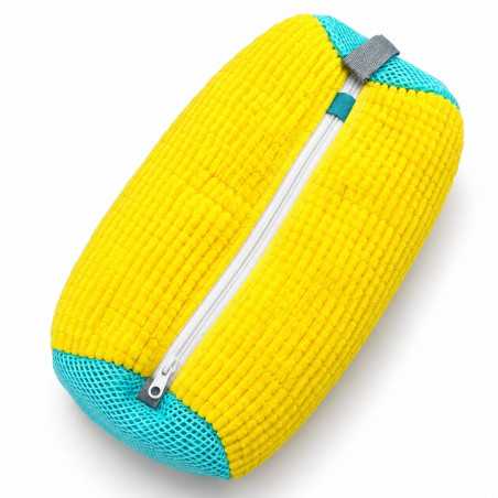 Sac pentru Spalat Incaltaminte, Protectie Anti-Deformare, Fermoar, Reutilizabil, pentru Masina de Spalat, 39x19 cm, Galben
