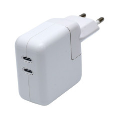 Incarcator Retea Rapid PD 50W cu 2 Porturi Tip C, Alb, PDCC