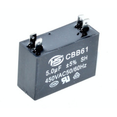 Condensator Dreptunghi Pornire Motor 4C 450V - 5uf