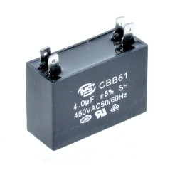 Condensator Dreptunghi Pornire Motor 4C 450V - 4uf