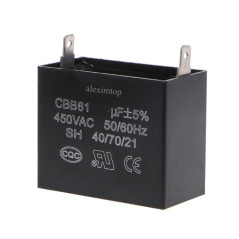 Condensator Dreptunghi Pornire Motor 2C 450V - 2uf
