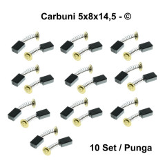 Perii Colectoare Carbuni 5x8x14,5 - © / 10Set/Punga