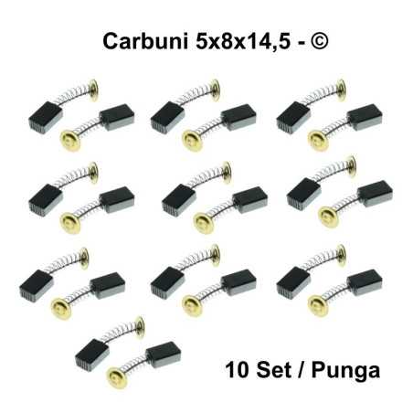 Perii Colectoare Carbuni 5x8x14,5 - © / 10Set/Punga