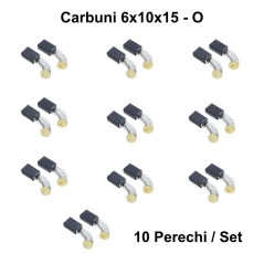 Perii Colectoare Carbuni 6x10x15 - O / 10Set/Punga