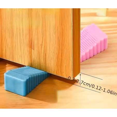 Opritor de Ușă din Silicon Antiderapant, 95 × 40 × 28 mm