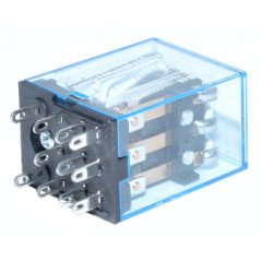 Releu 12V AC , Elecromagnetic 11 Pini cu Soclu
