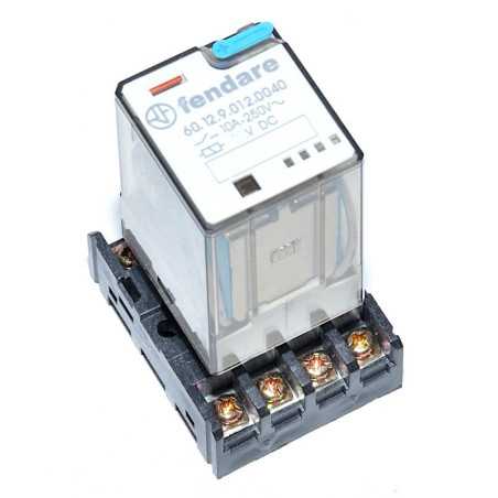 Releu Industrial 12V–DC/8P cu Soclu