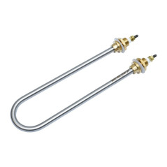 Rezistenta Electrica 2000W din Inox, Tip U 180x60mm, Filet M14, Tub Ø8mm, 220V