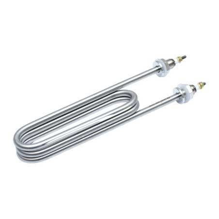 Rezistenta Electrica 2500W din Inox, 3 Spire 210x50mm, Filet M14, Tub Ø8mm, 220V