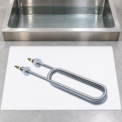 Rezistenta Electrica 2500W din Inox, 3 Spire 210x50mm, Filet M14, Tub Ø8mm, 220V