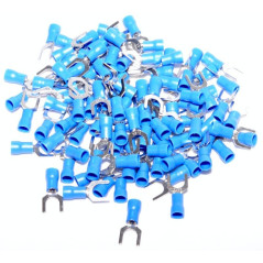 Papuc Electric tip Furca ø 6mm Albastru ,100Buc/Set
