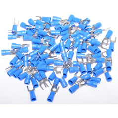 Papuc Electric tip Furca ø 5mm Albastru ,100Buc/Set