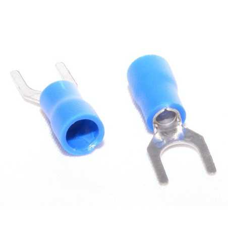 Papuc Electric tip Furca ø 5mm Albastru ,100Buc/Set