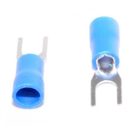 Papuc Electric tip Furca ø 4mm Albastru ,100Buc/Set