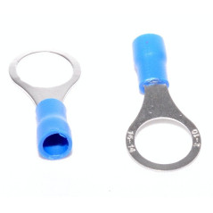 Papuc Electric Izolat Albastru tip Inel ø 10mm ,100Buc/Set