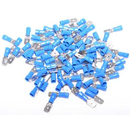 Papuc Electric Albastru Tata 6,3mm ,100buc/set