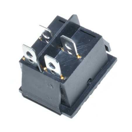 Intrerupator IRS Lat Negru 2 Pozitii cu Revenire KCD4 16A-250V