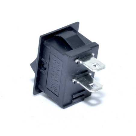 Intrerupator Mic IRS 220V Negru 2P, 21x15mm