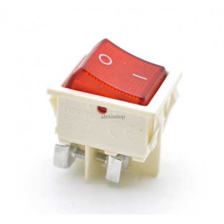 Intrerupator IRS Lat Alb cu Surub KCD4 16A-250V