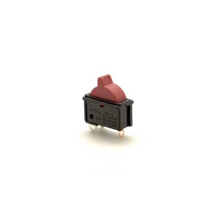 Intrerupator basculant on-off 220V 6-10A Rosu INT-22017R