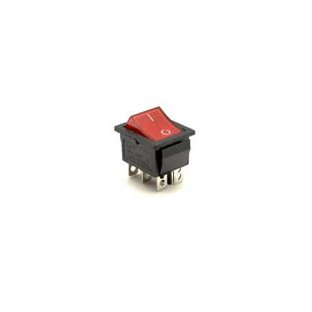 Intrerupator IRS Lat 6 Contacte Rosu KCD4 16A-250V