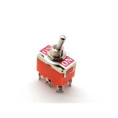 Intrerupator Basculant Dublu On-On Metal 220V-15A