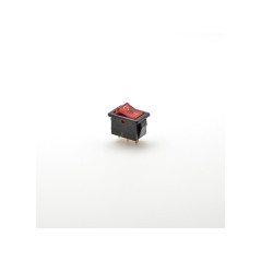 Intrerupator Mic IRS 220V Led Rosu 3P, 21x15mm