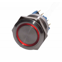 Push Buton 25mm/24V Led Rosu