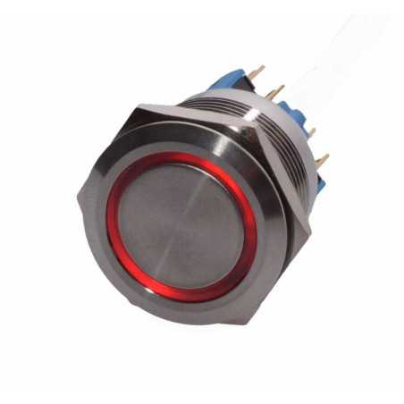Push Buton 25mm/24V Led Rosu