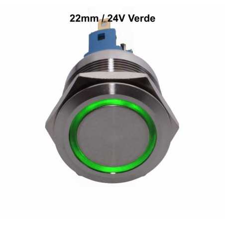 Push Buton 22mm/24V Lumina Verde