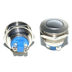 Intrerupator Push Metalic 22mm cu Revenire