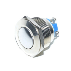 Intrerupator Push Metalic 22mm cu Revenire